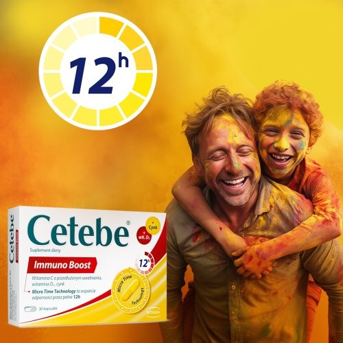 Miniaturka artykułu - #0 Cetebe Immuno Boost, 30 kaps.