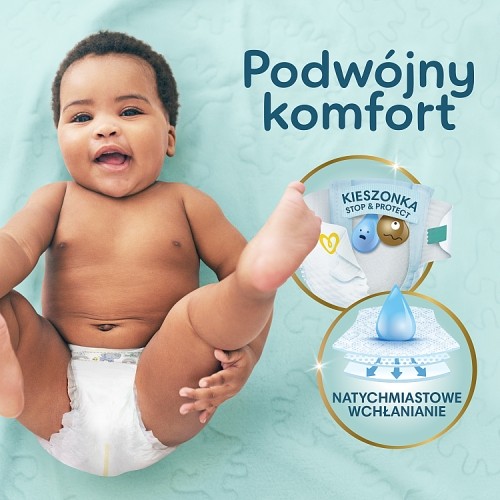 Miniaturka artykułu - #0 Pampers Premium Care 2 Pieluszki 4-8 kg, 136 szt.