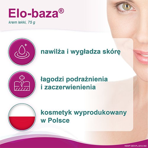 Zdjęcie produktu - 1 ELO-BAZA Krem Lekki, 75g