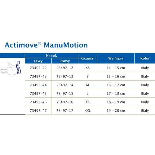 Miniaturka artykułu - #1 Actimove Professional Line Orteza stabilizująca nadgarstek ze wzmocnieniem i kompresją medyczną (XXL) prawa biała