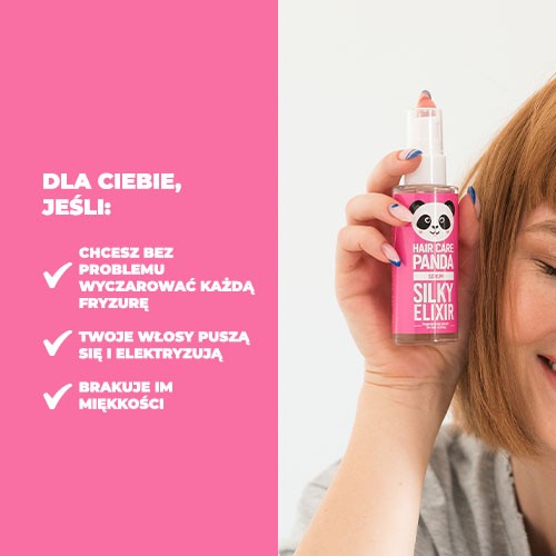 Miniaturka artykułu - #0 NOBLE HEALTH Hair Care Panda Silky Elixir Serum naprawcze, 50 ml