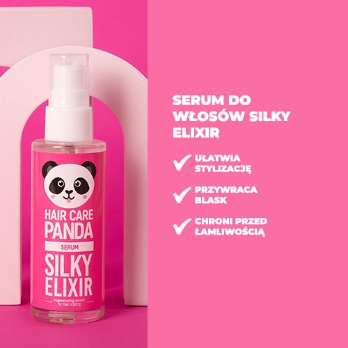 Miniaturka artykułu - #1 NOBLE HEALTH Hair Care Panda Silky Elixir Serum naprawcze, 50 ml
