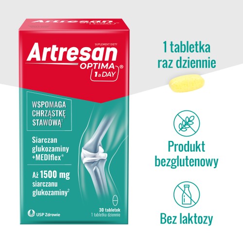 Zdjęcie produktu - 2 Artresan Optima 1 a day, 30 kapsułek 