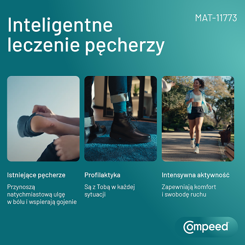 Zdjęcie produktu - 2 Compeed Plastry na pęcherze wąskie, 6 szt.