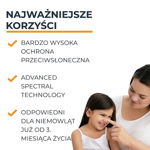 Miniaturka artykułu - #0 Eucerin Sun Kids Krem przeciwsłoneczny dla dzieci i niemowląt SPF50, 200 ml