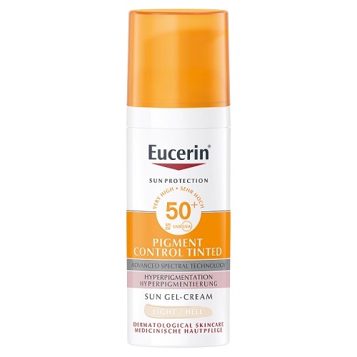 Zdjęcie produktu - 5 Eucerin Sun Pigment Control Fluid na przebarwienia do twarzy SPF50 - jasny, 50 ml
