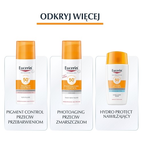 Zdjęcie produktu - 4 Eucerin Oil Control Żel-krem koloryzujący do cery trądzikowej SPF50 - jasny, 50 ml