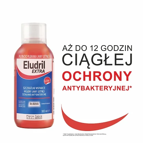 #1 – Eludril Extra Płyn do płukania jamy ustnej, 300 ml