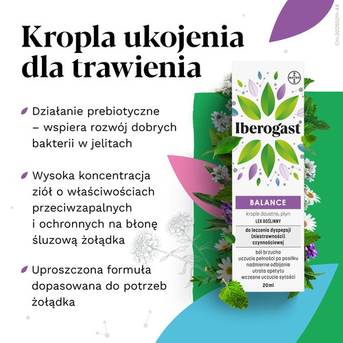 Zdjęcie produktu - 2 Iberogast Balance Krople doustne, 20 ml