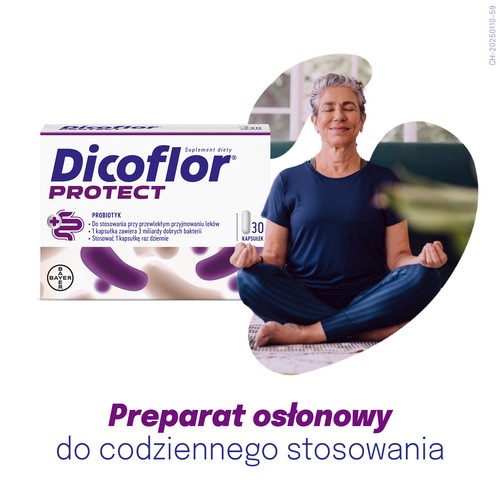 Miniaturka artykułu - #1 Dicoflor Protect probiotyk, 30 kaps.