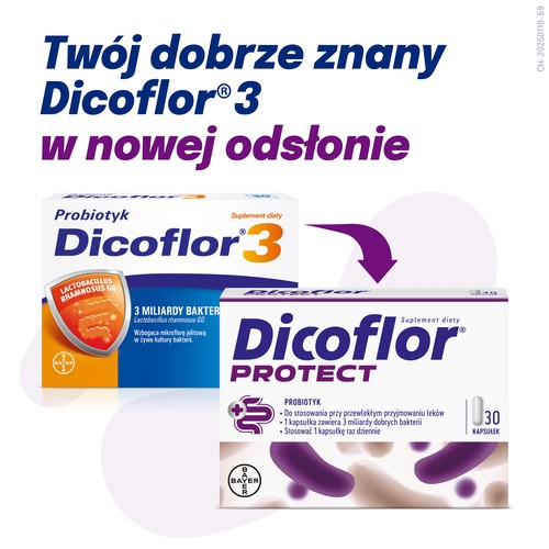 Miniaturka artykułu - #0 Dicoflor Protect probiotyk, 30 kaps.