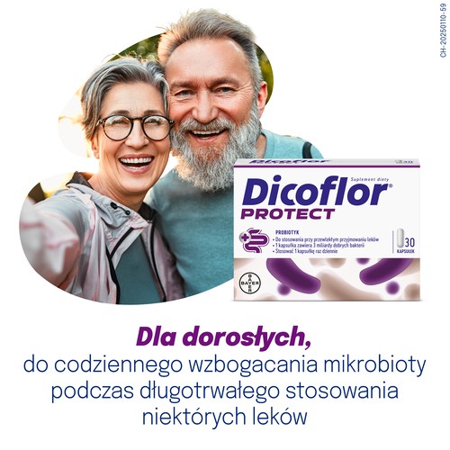 Zdjęcie produktu - 2 Dicoflor Protect probiotyk, 30 kaps.
