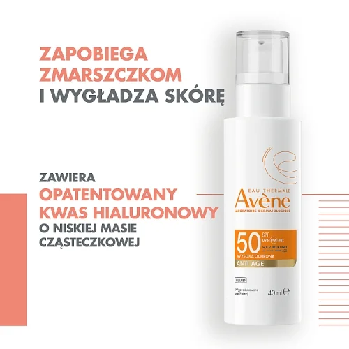 #0 – AVENE Fluid Anti-Age SPF50 Fluid przeciwsłoneczny do cery dojrzałej, 40 ml