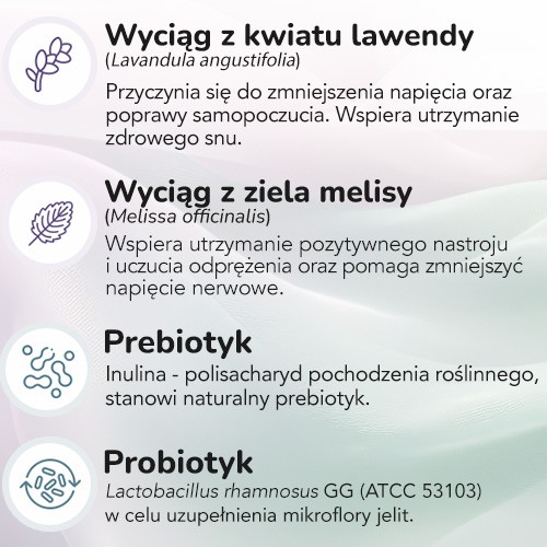 Zdjęcie produktu - 2 Aflofarm ProbioCalm Probiotyk, 30 tabl.