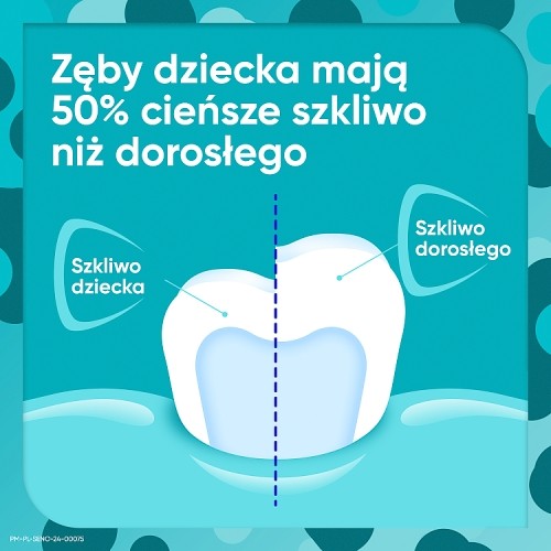 Zdjęcie produktu - 8 Sensodyne Proszkliwo Pasta do zęb&oacute;w z fluorem dla dzieci truskawkowa, 50 ml