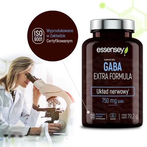Miniaturka artykułu - #0 Essensey Gaba Extra Formula, 90 kaps.