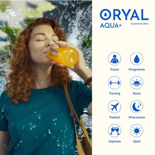 Zdjęcie produktu - 4 Oryal Aqua+ Mango, Marakuja, 14 sasz.