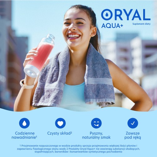 Miniaturka artykułu - #1 Oryal Aqua+ Wiśnia z Nutą Wanilii, 14 sasz.