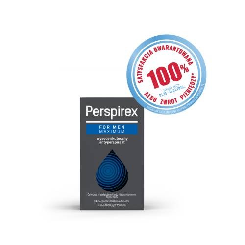 Miniaturka artykułu - #0 Perspirex Men Maximum Antyperspirant roll-on, 20 ml