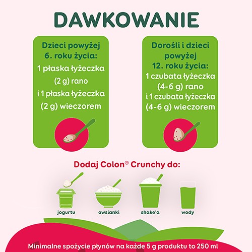 Zdjęcie produktu - 3 Colon Crunchy Źr&oacute;dło błonnika proszek, 150 g