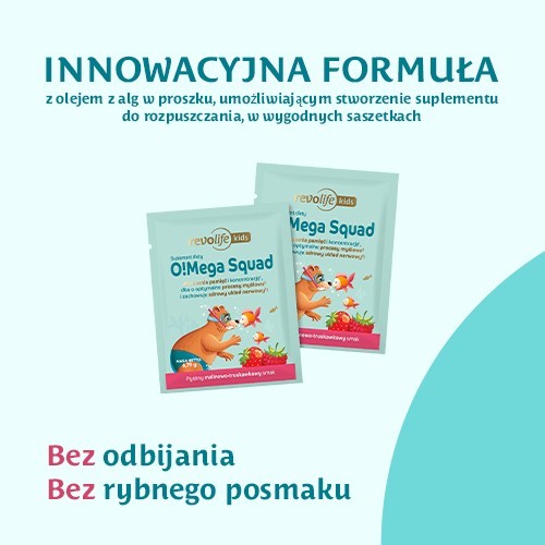 Zdjęcie produktu - 2 Zestaw startowy Revolife O!Mega Squad smak malinowo-truskawkowy, 3 sasz.