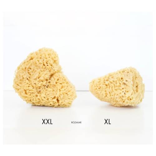 Miniaturka artykułu - #0 Lullalove Naturalna gąbka morska do twarzy i ciała XL