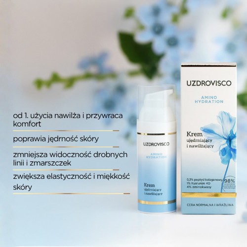 #2 – UZDROVISCO Amino Hydration Krem ujędrniający i nawilżający, 50 ml