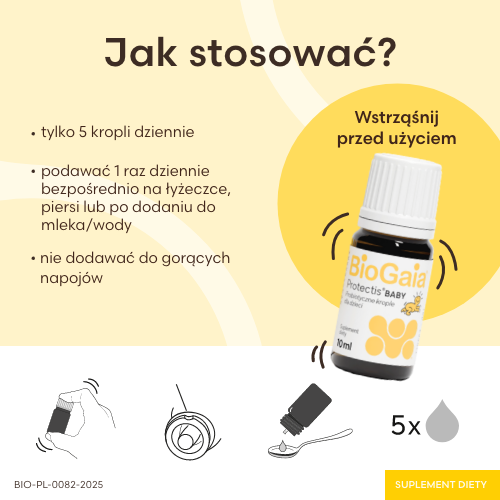 Zdjęcie produktu - 4 BioGaia Protectis Baby Probiotyczne krople dla dzieci, 10 ml