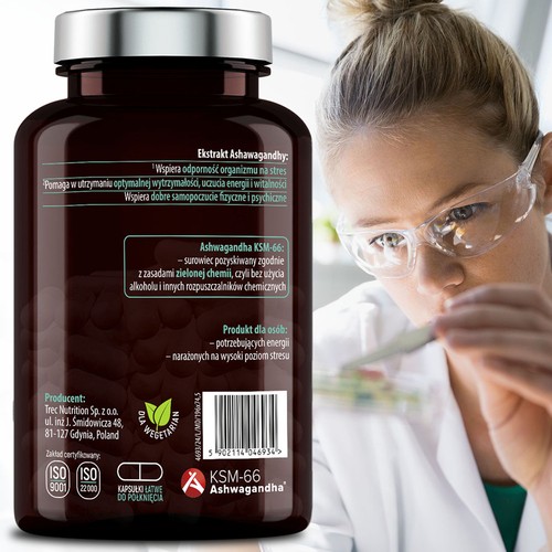 Zdjęcie produktu - 3 Essensey Ashwagandha Exclusive KSM-66, 90 kaps.