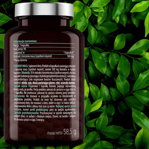 Zdjęcie produktu - 4 Essensey Maca, 90 kaps.