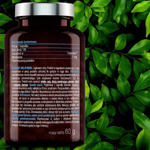 Zdjęcie produktu - 4 Essensey Melatonina, 120 kaps.