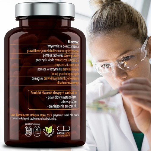 Zdjęcie produktu - 3 Essensey Niacyna Forte, 120 kaps.