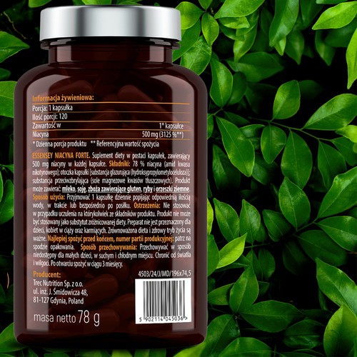Zdjęcie produktu - 4 Essensey Niacyna Forte, 120 kaps.