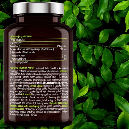 Zdjęcie produktu - 4 Essensey R&oacute;żeniec g&oacute;rski, 90 kaps.