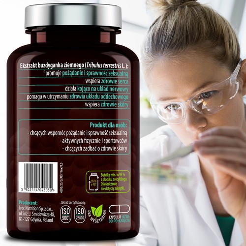Zdjęcie produktu - 3 Essesnsey Tribido Max Tribulus, 90 kaps.