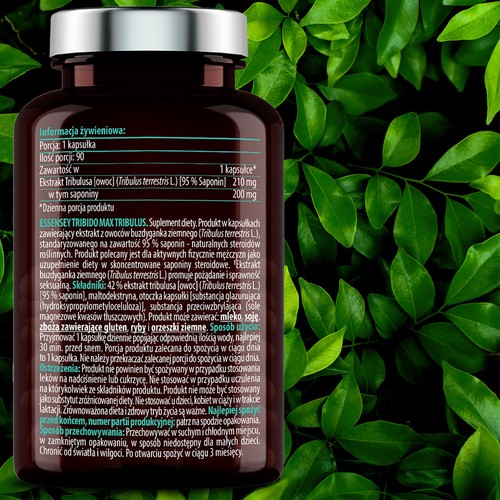 Zdjęcie produktu - 4 Essesnsey Tribido Max Tribulus, 90 kaps.