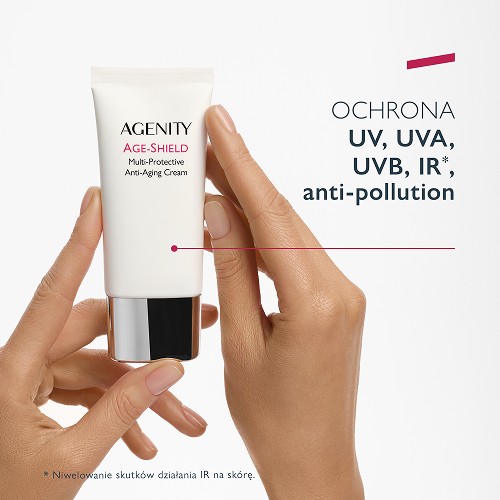 Zdjęcie produktu - 2 Agenity Age-Shield Multi-ochronny krem przeciwstarzeniowy na dzień SPF 50+, 50 ml