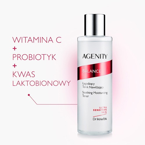 Miniaturka artykułu - #0 Agenity Balance Łagodzący tonik nawilżający, 200 ml