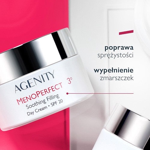 Miniaturka artykułu - #1 Agenity Menoperfect Łagodzący krem wypełniający na dzień SPF 20, 50 ml