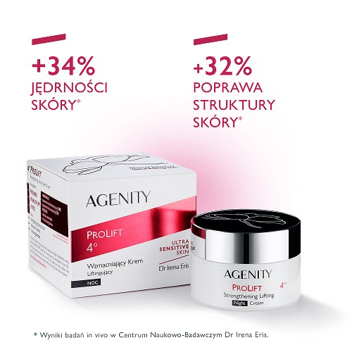 Miniaturka artykułu - #0 Agenity Prolift Wzmacniający krem liftingujący na noc, 50 ml