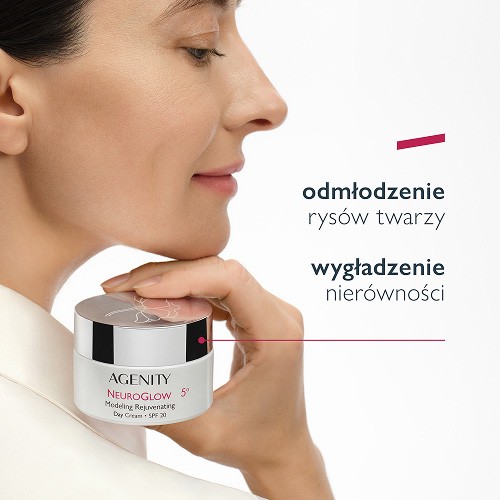 Miniaturka artykułu - #1 Agenity Neuroglow Modelujący krem odmładzający na dzień SPF 20, 50 ml