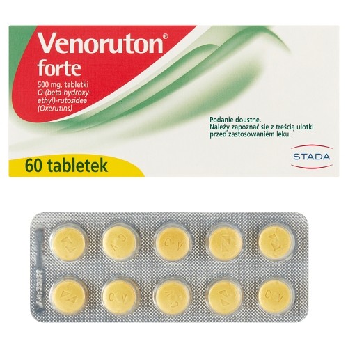 Miniaturka artykułu - #0 VENORUTON  FORTE, 60 tabletek