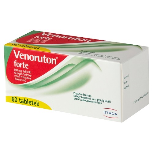 Miniaturka artykułu - #1 VENORUTON  FORTE, 60 tabletek