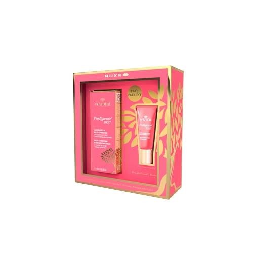 Miniaturka artykułu - #0 NUXE Zestaw Prodigieuse Boost Krem rozświetlający do sk&oacute;ry suchej, 40 ml + Żelowy balsam pod oczy, 15 ml
