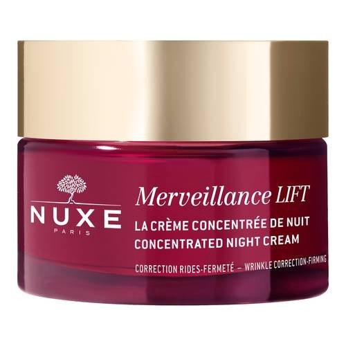 Zdjęcie produktu - 1 NUXE Zestaw Merveillance Lift Krem liftingujący na noc, 50 ml + Krem liftingujący na dzień, 15 ml + Rozświetlający olejek ze złotymi drobinkami, 8 ml