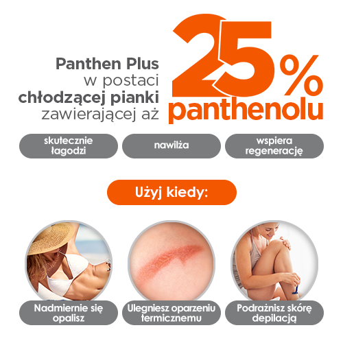 Miniaturka artykułu - #1 Panthen Plus Panthenol 25% pianka, 150 ml