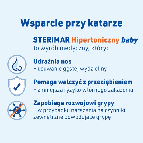 Miniaturka artykułu - #1 STERIMAR BABY Hipertoniczny z  miedzią - 50 ml 