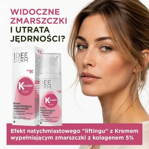 #0 – Idee Derm Kolagen Filler Krem wypełniający zmarszczki z kolagenem 5%, 50 ml
