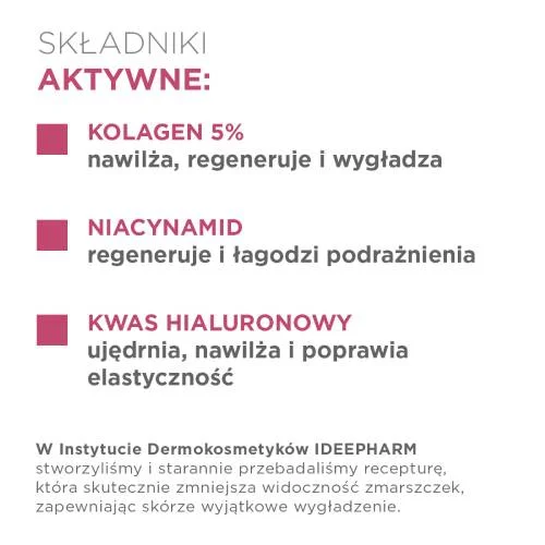 #2 – Idee Derm Kolagen Filler Krem wypełniający zmarszczki z kolagenem 5%, 50 ml