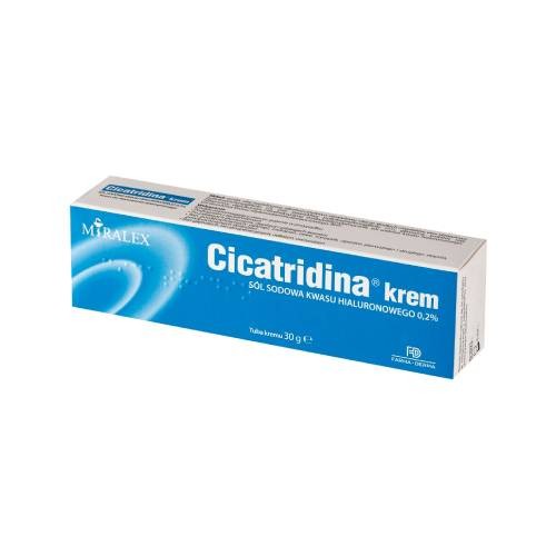 Zdjęcie produktu - 0 CICATRIDINA 0,2 % krem do stosowania zewnętrznego, 30 g